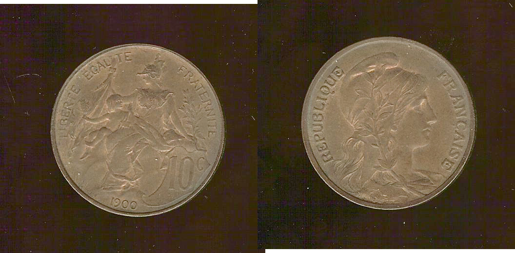 10 centimes Dupuis 1900 AU/Unc